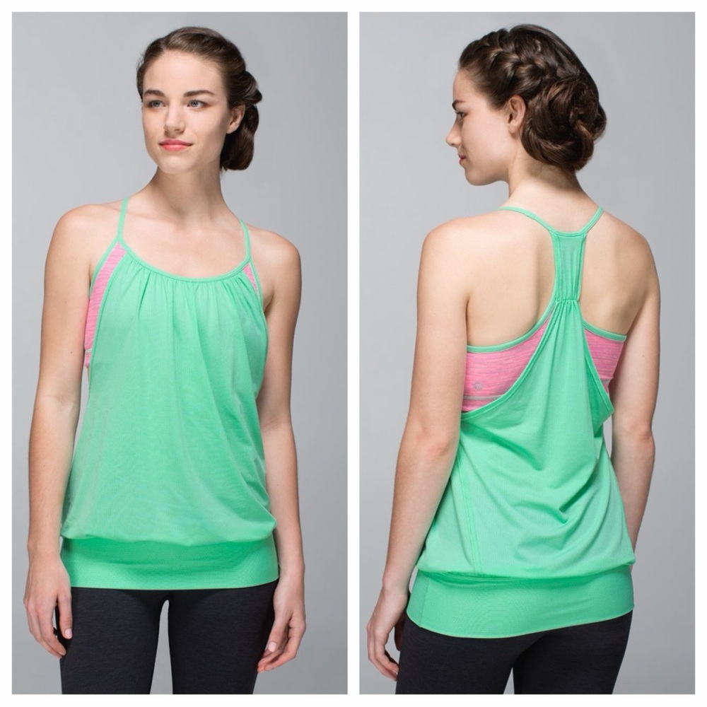 Lululemon No Limits Tank
Opal / Wee Are From Space Neon Pink Opal